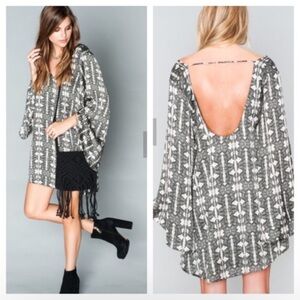 Show Me Your Mumu Gabby Low Back Mini Dress bohemian hippie Moonlight Mamba